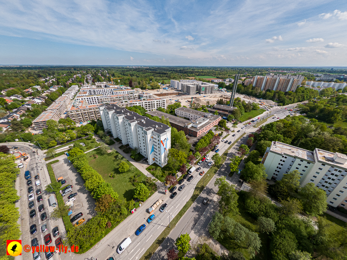 09.05.2023 - Baustelle Alexisquartier und Pandion Verde in Neuperlach